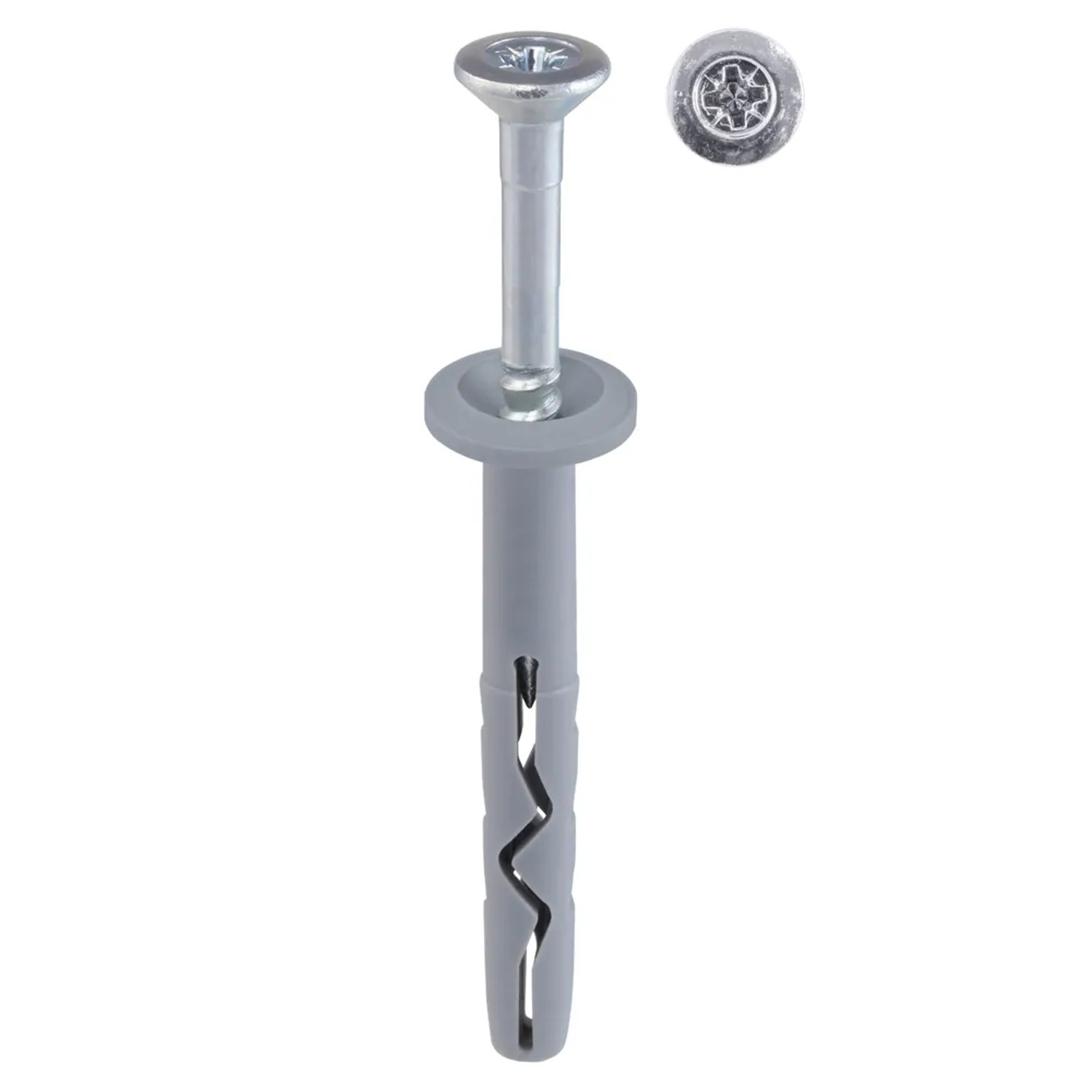 Wkręt-met Kołek wbijany z kołnierzem 6 mm x 40 mm