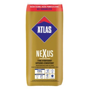 Atlas Tynk gipsowo-cementowy Nexus 22,5 kg
