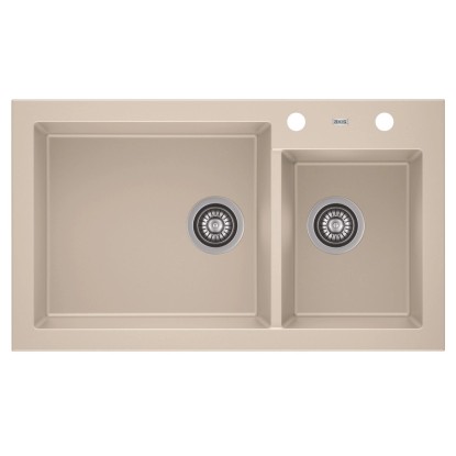 Zlewozmywak A-Point 14 2-kom. caffe latte 86x50 cm
