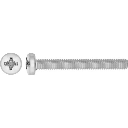 LUX-TOOLS Wkręt do metalu walec nierdzewny 6x30mm 8szt.