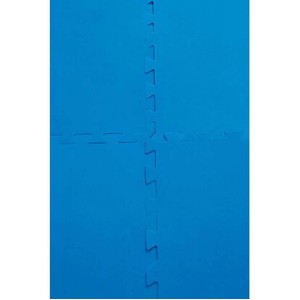 Niebieska mata podłogowa Basenowa, mata puzzle na podłogę.