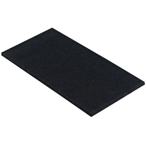 Czarna podkładka meblowa t.b.t. do ochrony podłóg i mebli.