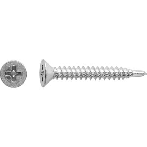 Wkręt uniwersalny z łbem stożkowym, 4,2x16mm, napęd PH, ocynkowany, 16 sztuk.
