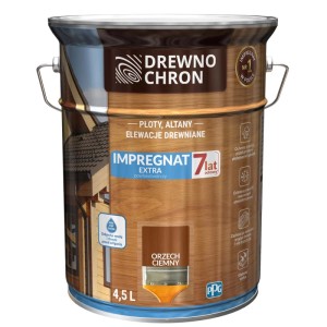 Drewnochron Impregnat Extra powłokotwórczy orzech ciemny - 4,5L