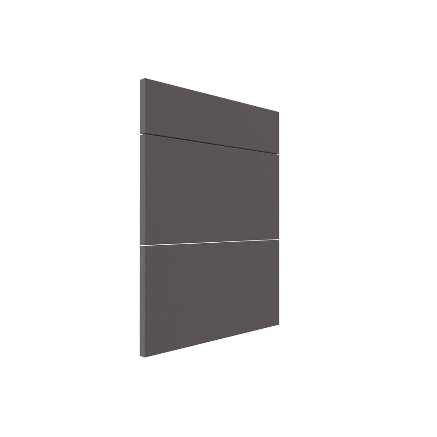 Front Roma do szuflad 1 x 14 cm+2 x 28 cm grafit mat