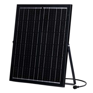 Germina Naświetlacz LED GEMINI z panelem sol. 300W 5000K 2000lm IP65 czarny