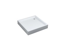 Schedpol Brodzik kwadratowy Grote 80 biały 80x80x16 Schedpol Brodzik kwadratowy Grote 80 biały 80x80x16