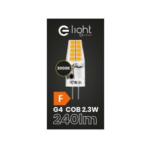 Żarówka LED G4, 2.3W, 240lm, 3000K, do nastrojowego oświetlenia.