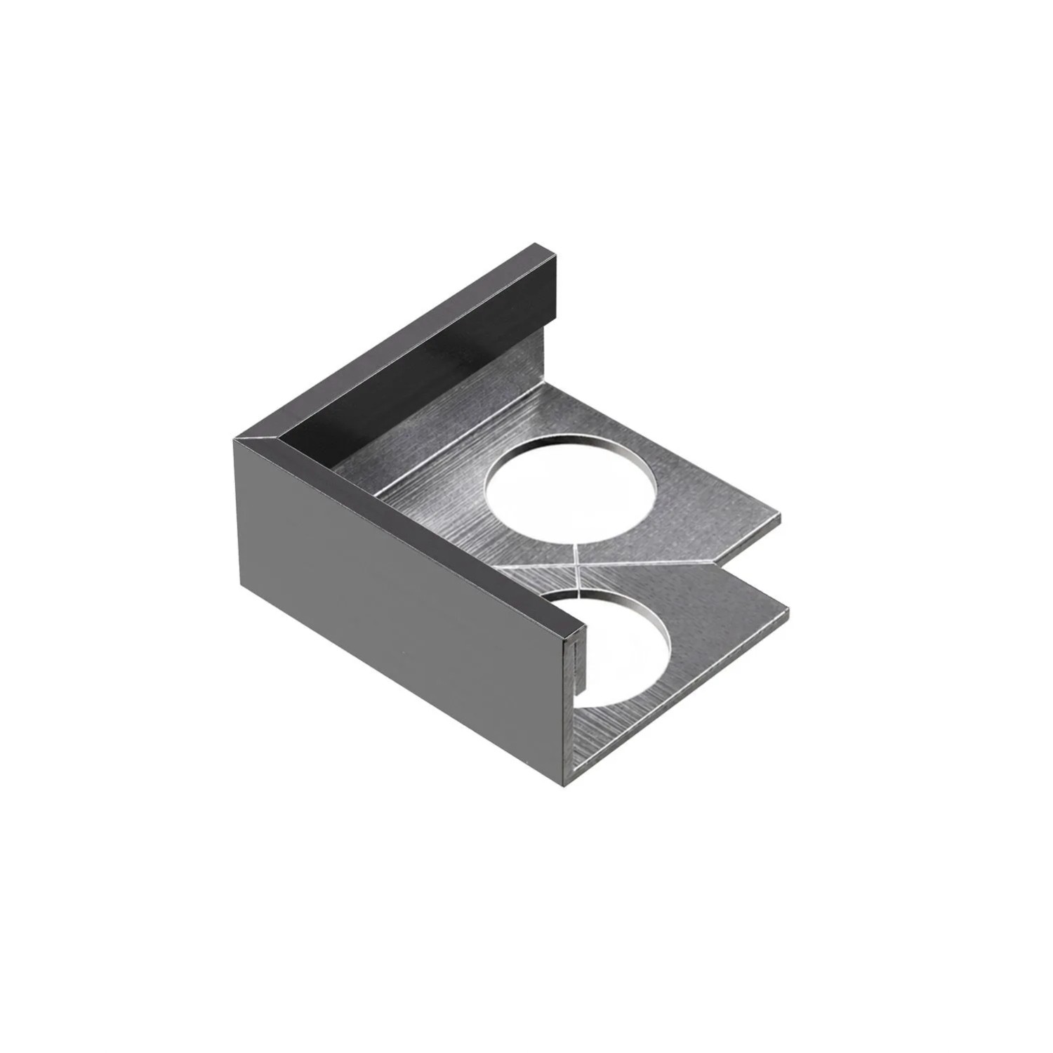 Eviso Narożnik L gun metal szczotkowany 10,5 mm 2 szt.