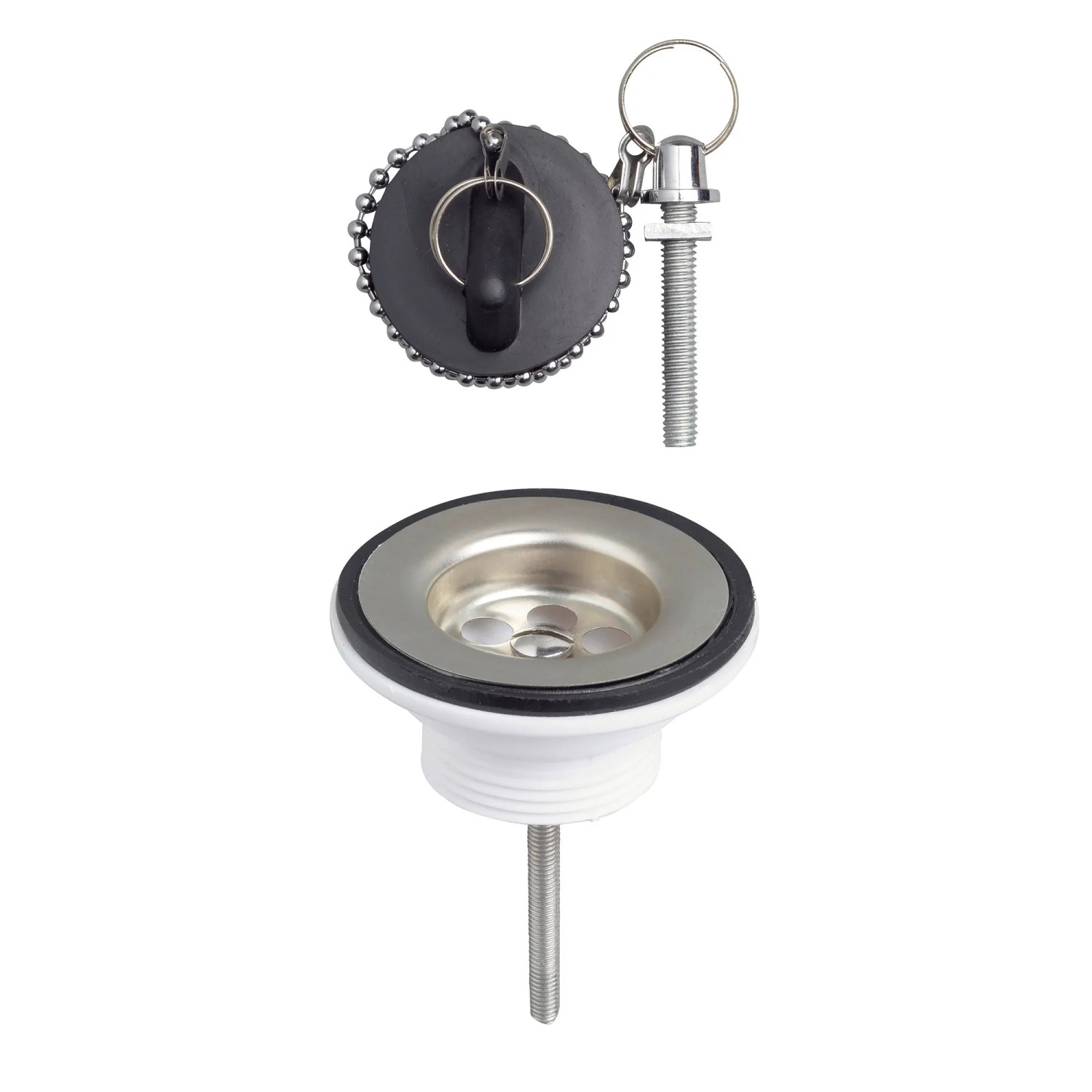 Wirquin Spust umywalki 1 1/4" z korkiem