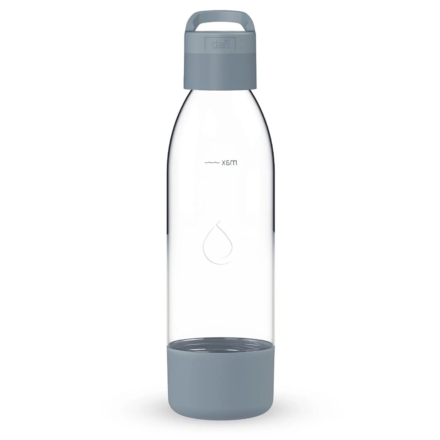 Dafi Butelka do saturatora PushAir stalowa z uchwytem - 0,7 l