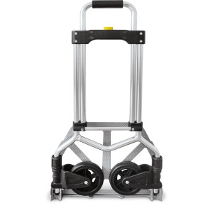 Złożony wózek transportowy i schodowy (max. 70 kg) z ramą teleskopową i kołami.