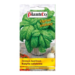 Opakowanie nasion bazylii 't.b.t.' do ogrodu ziołowego.
