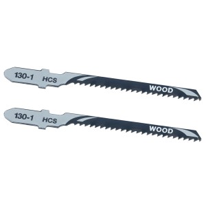 Dwa brzeszczoty do wyrzynarki do drewna, 130-1 HCS, dla OBI.