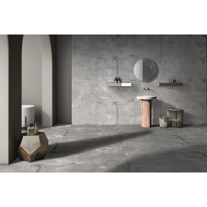 Gres szkliwiony Festive Grey Carving 60 × 120 cm