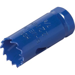 Niebieska otwornica LUX Bi-Metal, Ø 29 mm, do drewna, metalu i aluminium.