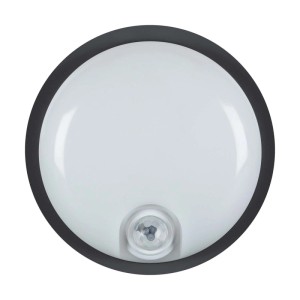 Struhm Plafoniera zewn. ELIAS LED C z czuj. ruchu 15W 4100K 1500lm IP65 czarna
