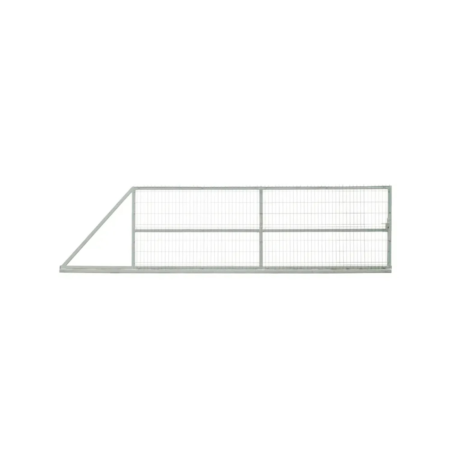 Jarmex Brama panelowa przesuwna lewa ocynkowana 400 x 168 cm
