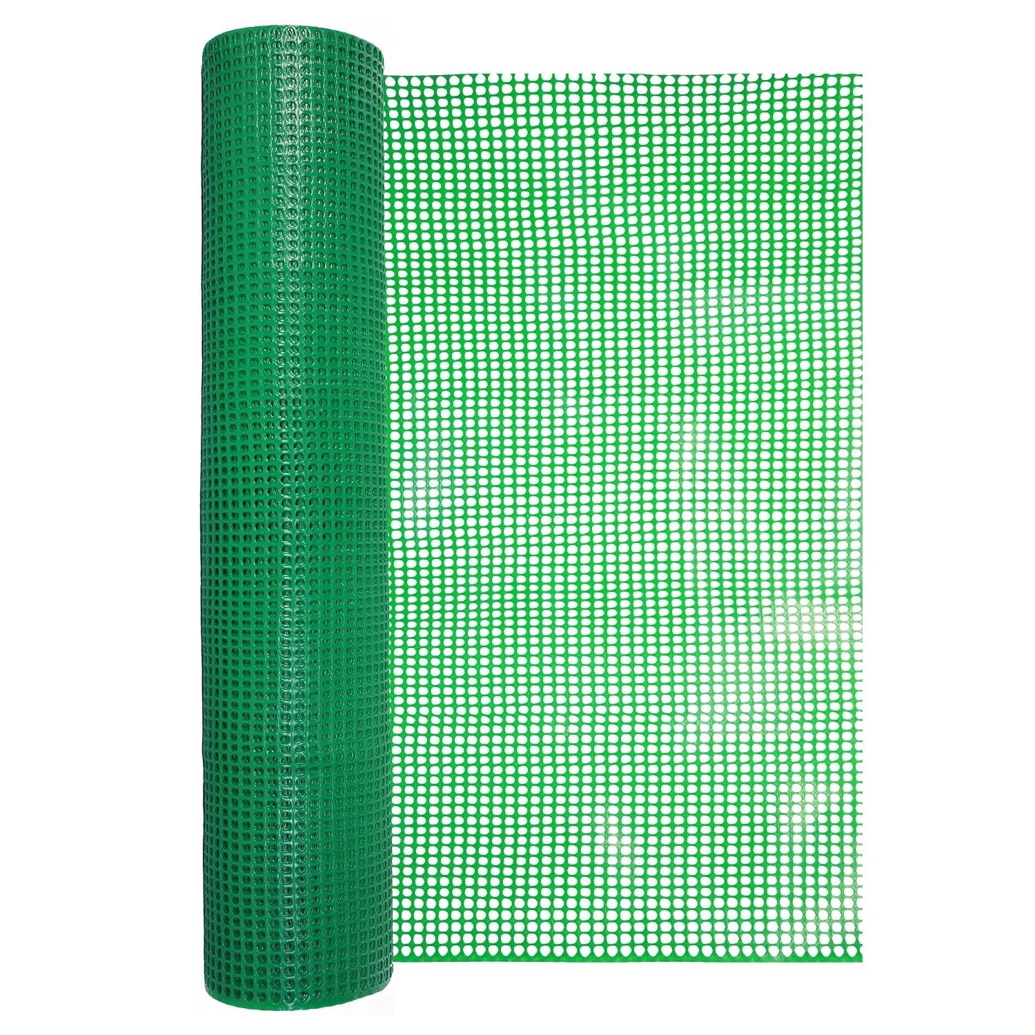 Siatka plastikowa 470 g/m2 ocz. 6 x 9 mm, zielona - 1 x 25 m
