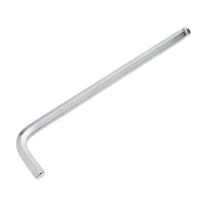 Klucz sześciokątny LUX Comfort, 10 mm, ze stali chromowo-wanadowej, do trudno dostępnych miejsc.