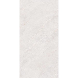 Jasna płytka podłogowa z efektem marmuru, idealna do stylowych wnętrz.