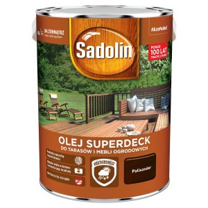 Sadolin Superdeck Olej do drewna Palisander do tarasów i mebli ogrodowych.