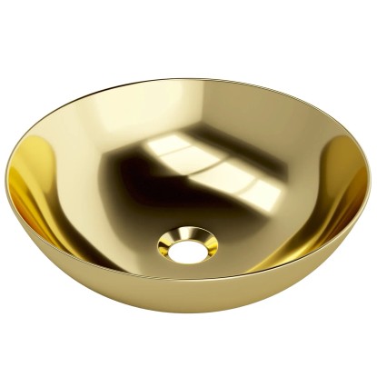 Umywalka nablatowa MIKO  złota