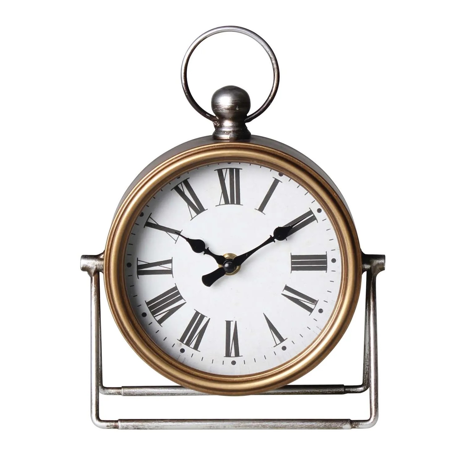 Splendid Zegar stojący ALPEN 18 cm złoty