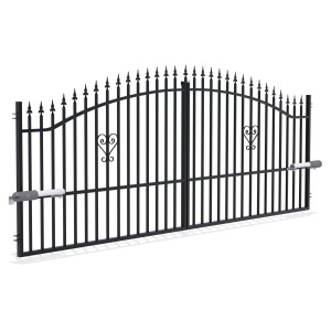 Polargos Brama ogrodzeniowa dwuskrzydłowa Tina 3 350 x 150 cm