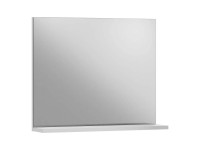 Półka lustrzana Rita 60 x 50 cm biały połysk