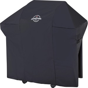 Czarny pokrowiec Jamestown na grill gazowy KANE 2 palnikowy. Odporny na warunki atmosferyczne.