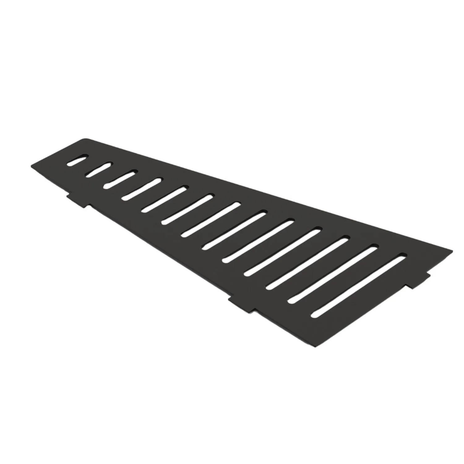 Półka fugowa narożna trapez czarny mat 29,6 cm