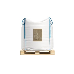 Big bag z grysem/kamieniami ozdobnymi na palecie. Idealny do ogrodu i krajobrazu.