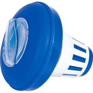 Dozownik Bestway Flowclear do dezynfekcji basenu z regulowanym otworem.
