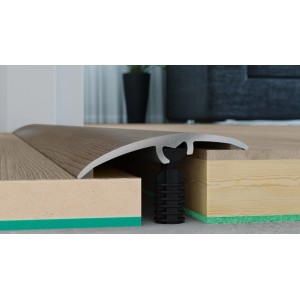 t.b.t. profil przejściowy do podłóg, kolor srebrny/dekor drewna.