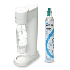 Dafi Saturator do wody PushAir piaskowy + nabój CO2 + butelka 0,7 L