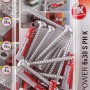 Kołki Fischer Duopower 6x30 S PH K NV, opakowanie 12 szt., czerwono-szare, do bezpiecznych mocowań.