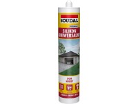 Soudal Silikon uniwersalny 280 ml bezbarwny Soudal Silikon uniwersalny 280 ml bezbarwny