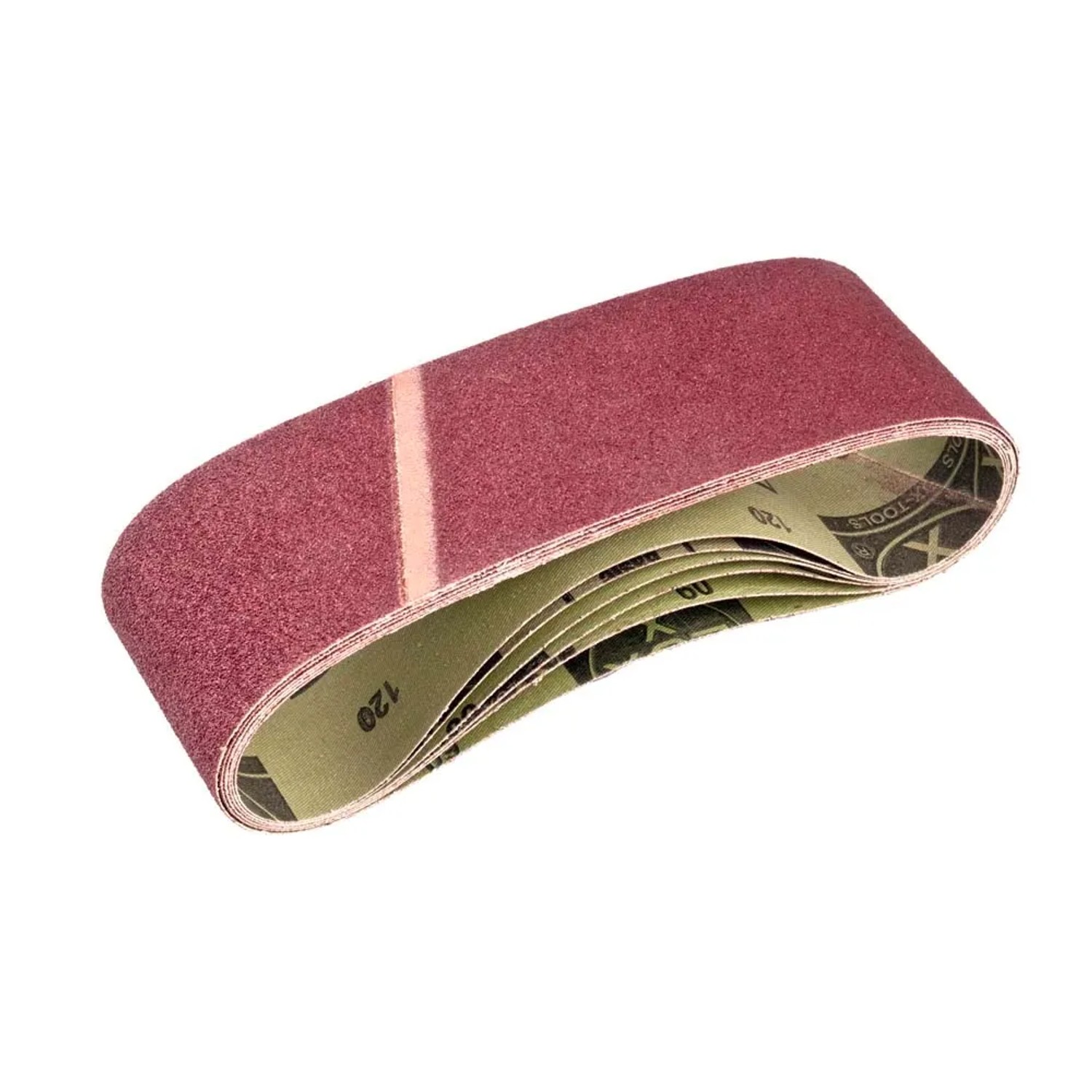 LUX-TOOLS Zestaw taśm szlifierskich bezkońcowych 75 mm x 533 mm 3-częściowy