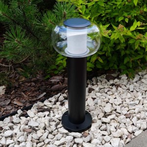 Goldlux Lampa ogrodowa słupek LED MALAGA 12W 4000K 1400lm IP44 40 cm czarna