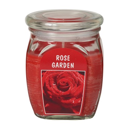 Bolsius Świeca zapachowa Big Jar w szkle róża