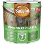 Puszka impregnatu do drewna Sadolin w kolorze akacji do użytku zewnętrznego.