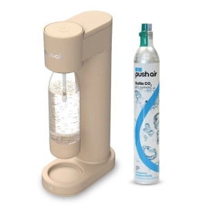 Dafi Saturator do wody PushAir cappuccino + nabój CO2 + butelka 0,7 L