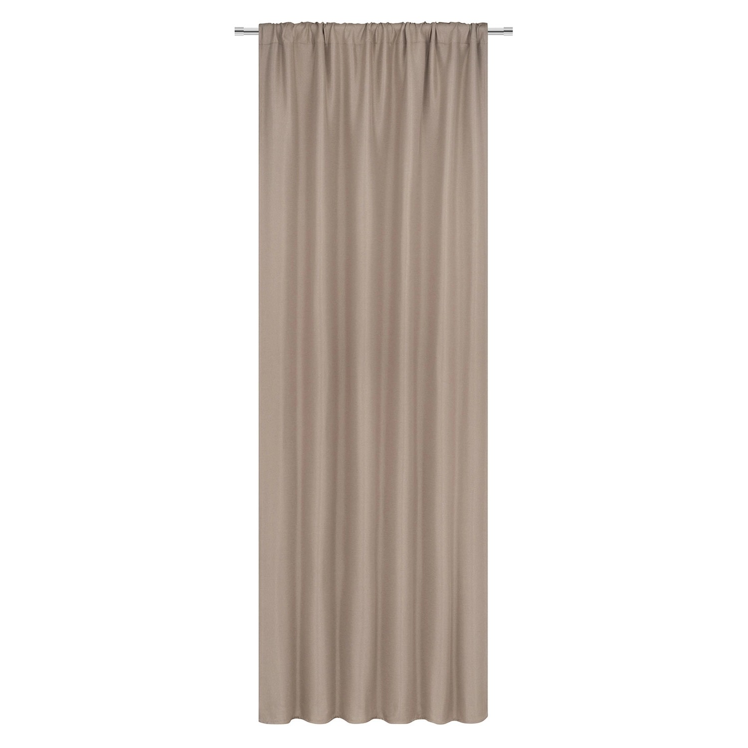 Zasłona FAMOUS na taśmie 135 cm x 270 cm beżowa