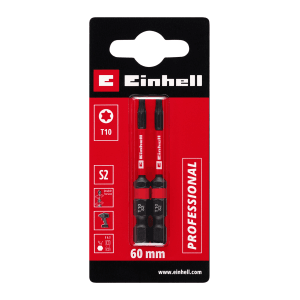 Einhell Impact Bit Set, 2-częściowy, T10, 60 mm. Bity do wkrętarek akumulatorowych.
