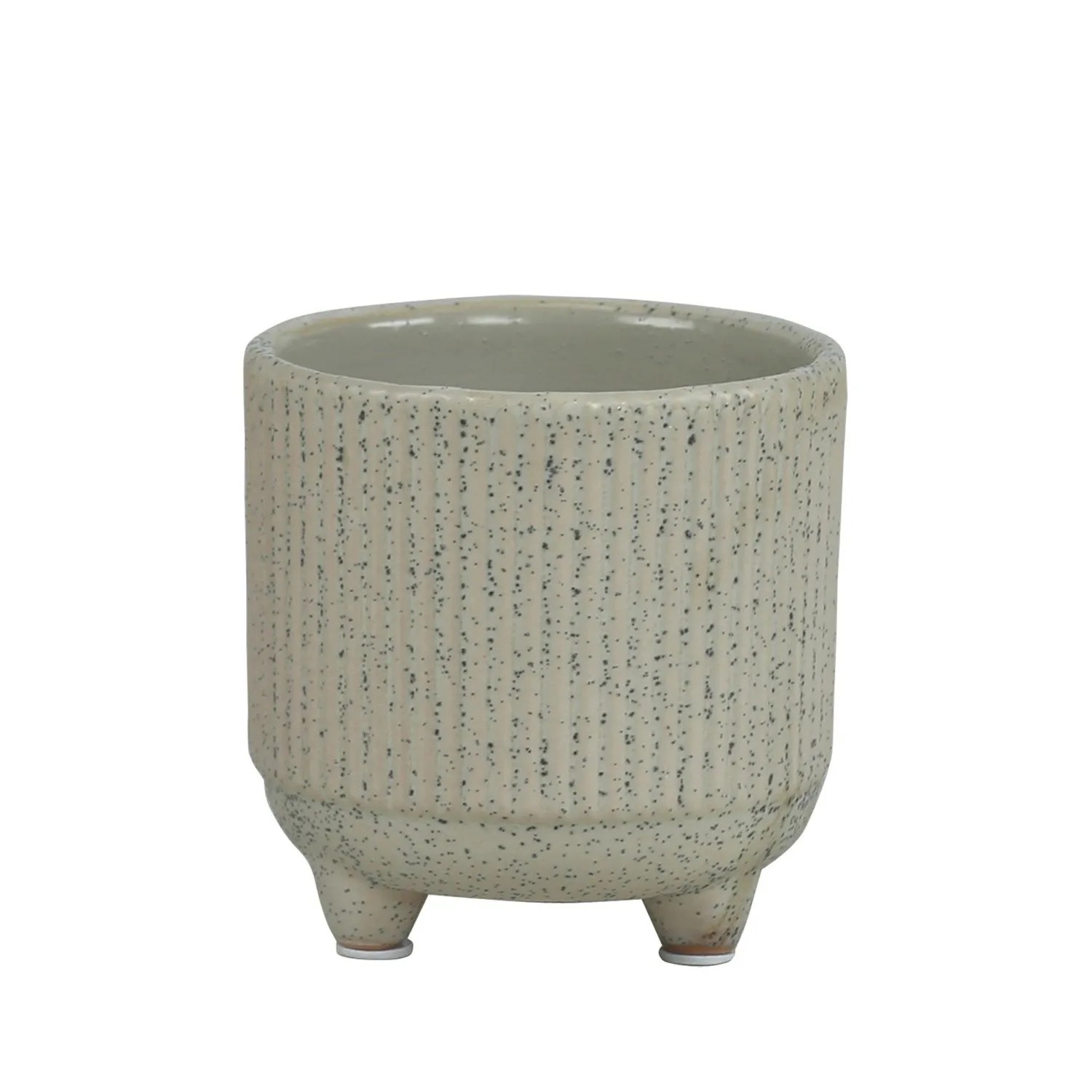 Osłonka Sandy na nóżkach kremowa - 15 cm