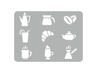 Szablon dekoracyjny XXL 606 DELICIOUS 60 x 44