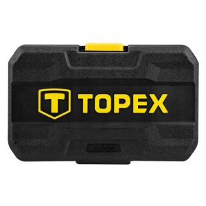 Topex Klucze nasadowe 1/4" - 46 szt.