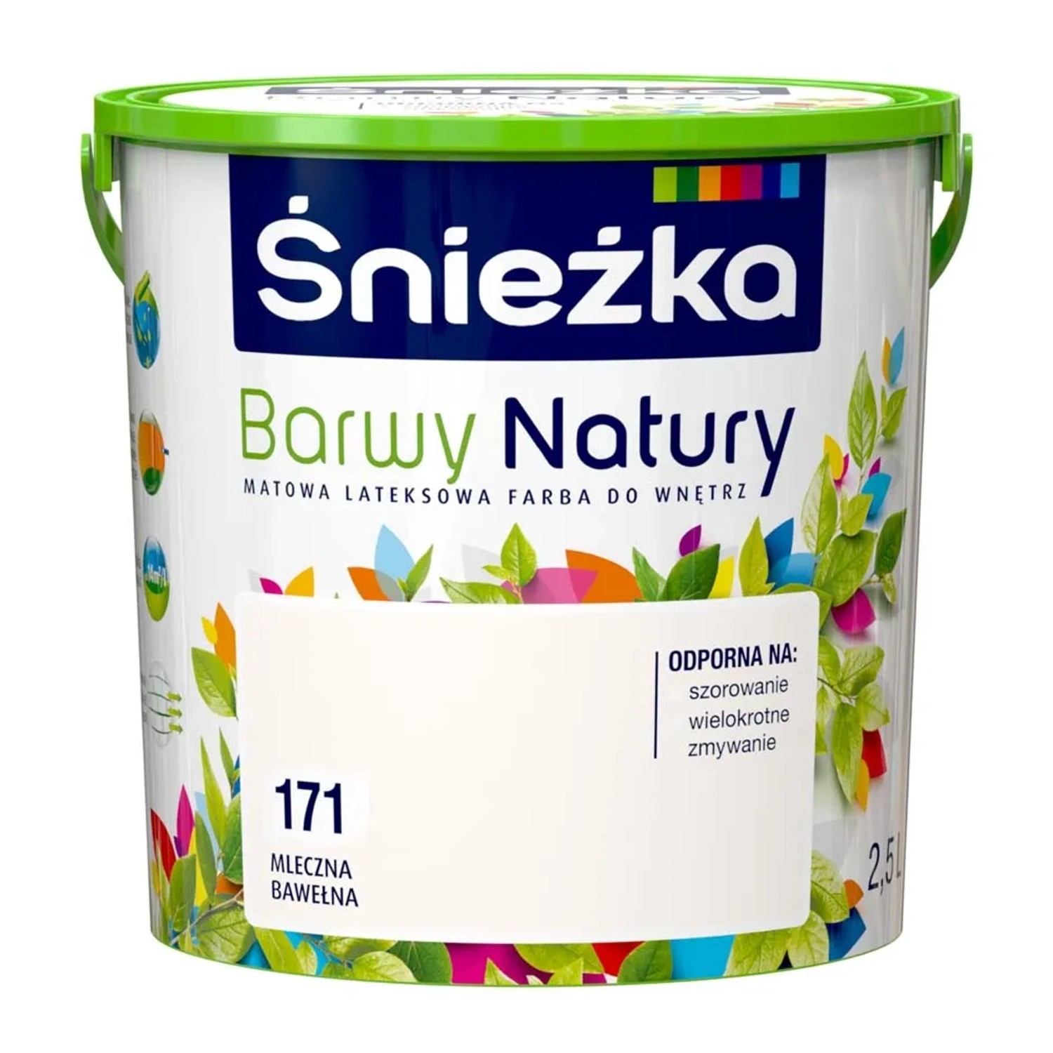 Farba Śnieżka Barwy Natury mleczna bawełna 2,5L