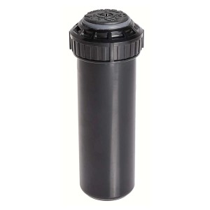 Czarny zraszacz trawnikowy t.b.t. do nawadniania ogrodu.